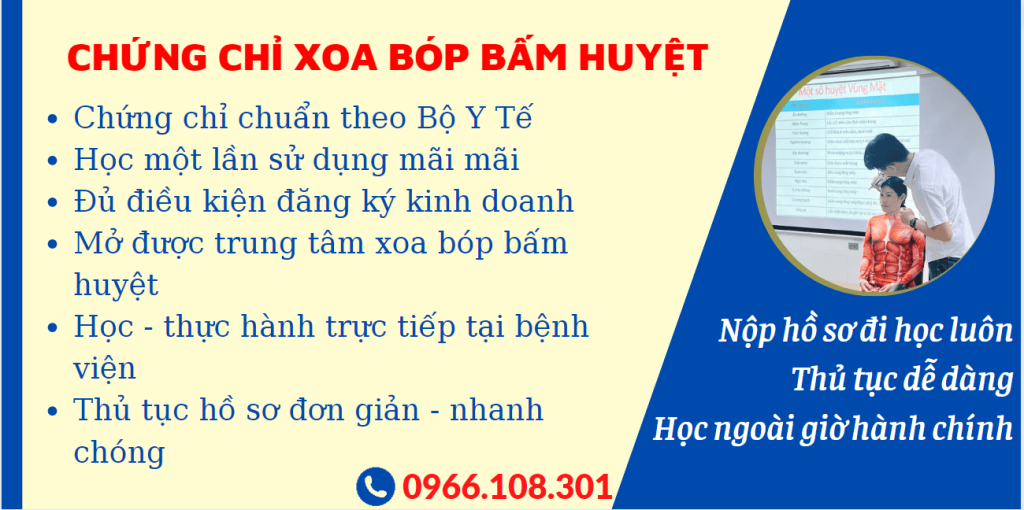 Giá trị của chứng chỉ xoa bóp bấm huyệt