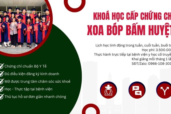 Khoá học xoa bóp bấm huyệt ở hà nội