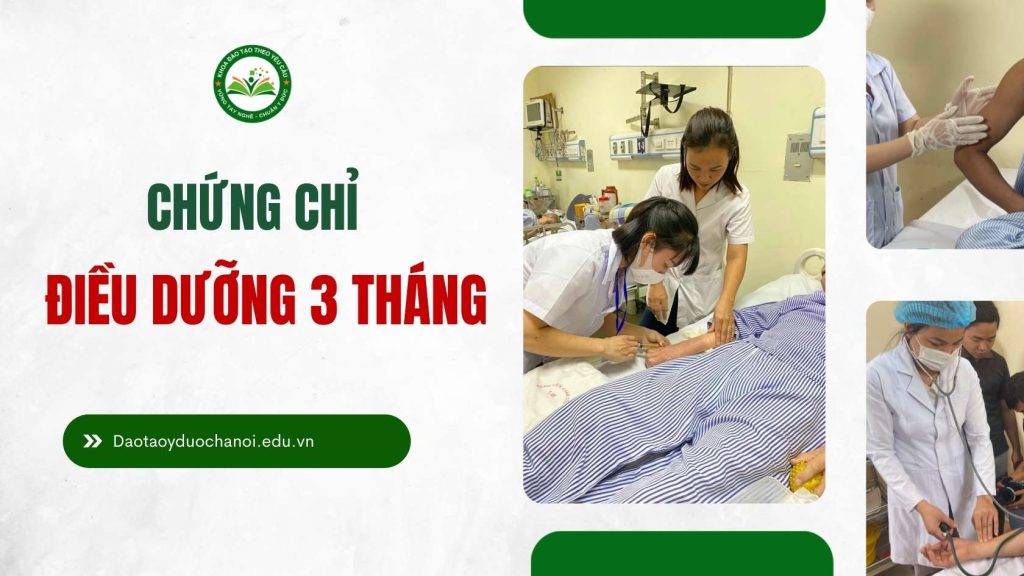 chứng chỉ điều dưỡng 3 tháng