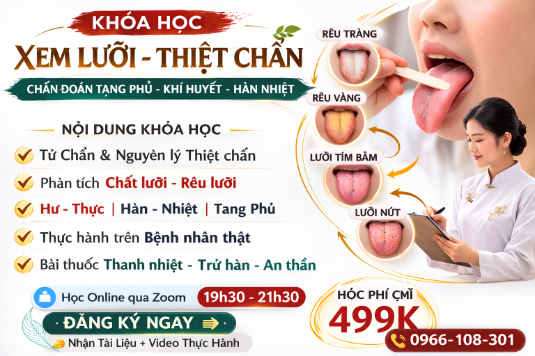 KHÓA HỌC XEM LƯỠI (THIỆT CHẨN)